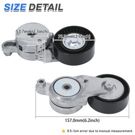 Engine Serpentine Belt Drive Kit with Tensioner Compatible with Toyota Camry 2012-2017 Compatible with RAV4 2009-2018 Compatible with Scion tC 2011-2016 OE#39106, SK39106, 166200V021