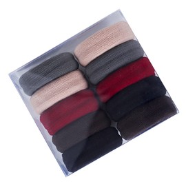 PACKOVE 10Pcs No Damage Elastic Hair Ties for Women Soft Seamless Ponytail Holders High Elasticity Multi Color Hair Ropes for All Hairstyles Women Hair Decorations