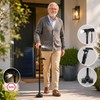 Folding Walking Cane for Seniors – Adjustable Aluminum Mobility Stick