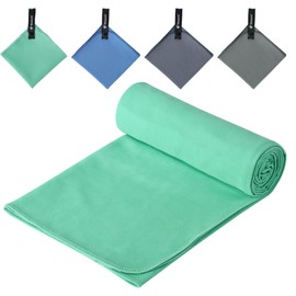 Hosuni Small Microfibre Gym Towel for Active Sports (60x30cm), Quick Dry Beach Towel, Super Absorbent & Ultra Compact Microfibre Travel Towel for Cardio, Cycling, Strength Training, Running
