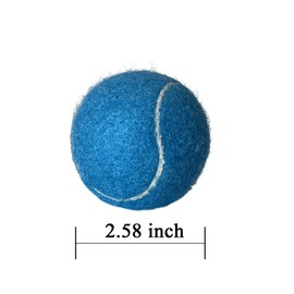 Tennis Balls, HiBallBall 15 Pack Practice Tennis Balls for Beginner, Pet Dog Playing Balls with Reusable Mesh Bag(Blue)
