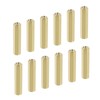 YOKIVE Pack of 50 M2.5 Spacers, Brass Hexagonal PCB Spacer