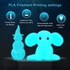 Eono 3D Printer Filament Glow in The Dark 1.75mm PLA