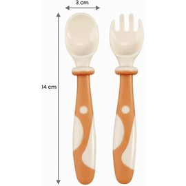 Cucharas de silicona para bebé PandaEar L01 – Set de 6 flexibles y sin BPA