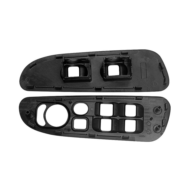 BASIKER Driver and Passenger Black Door Window Switch Panel Bezel