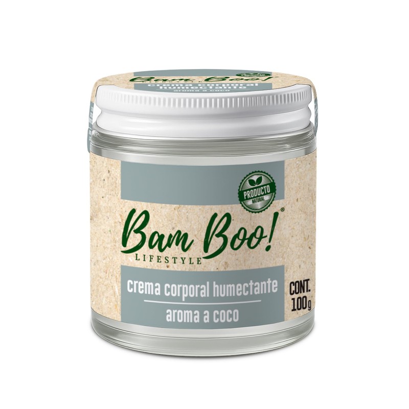 Crema Humectante Natural Aroma a Coco para Cara y Cuerpo