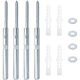 4 PCS Heavy Duty Floating Shelf Brackets - Invisible Wall-Mounted Shelf Supports for Furniture (120mm)