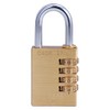 Ifam 619 C40R Combination Lock, Brass