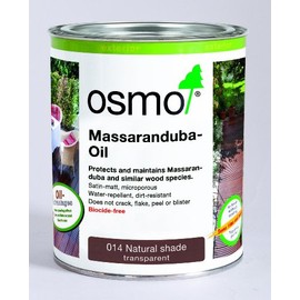 OSMO Decking Oils Natural Exterior Wood Decking Finishes Massaranduba .75L