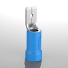 AUPROTEC 100x Flat Connector 1.5-2.5 mm² Blue/Plug Width 6.3 mm