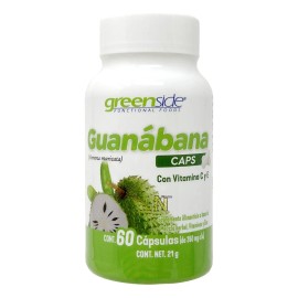 Greenside Guanabana 21 G, 60 Capsulas Sfn Sabor Sin Sabor