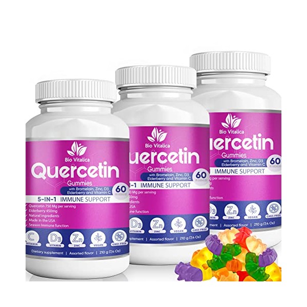 BIO VITALICA BIO VITALICA (3 Pack) Quercetin Gummies by BioVitalica