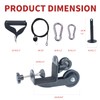 Arm Wrestling Training Pulley System Professional, Forearm Workout Table Equipment,