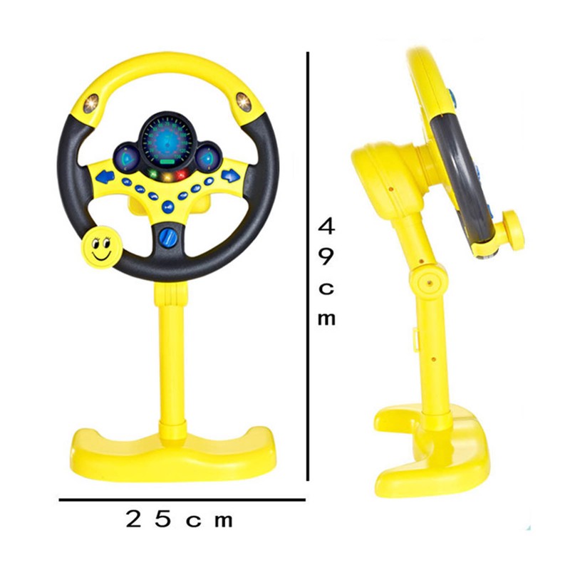 Children Steering Wheel Toy Simulation Driving Car Education Toy 360