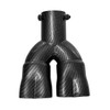 OtpOutopa Dual Exhaust Tip 2.5 inch Inlet, Universal Car Exhaust