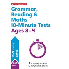 Quick test grammar, reading and maths activities for children ages 8-9 (Year 4). Perfect for Home Learning. (10 Minute SATs Tests)