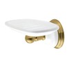 Kingston Brass BA1115BB Victorian Wall-Mount Soap Dish Holder, Brushed Brass