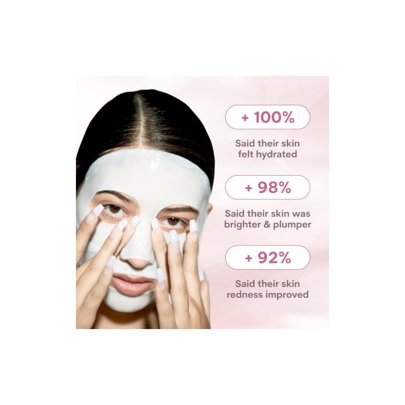 Quasi Collagen Glow Up Mask Hidratante Reafirmante 4 Piezas