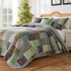 Greenland Home Jasmin Boho Style Oversized Quilt and Pillow Sham