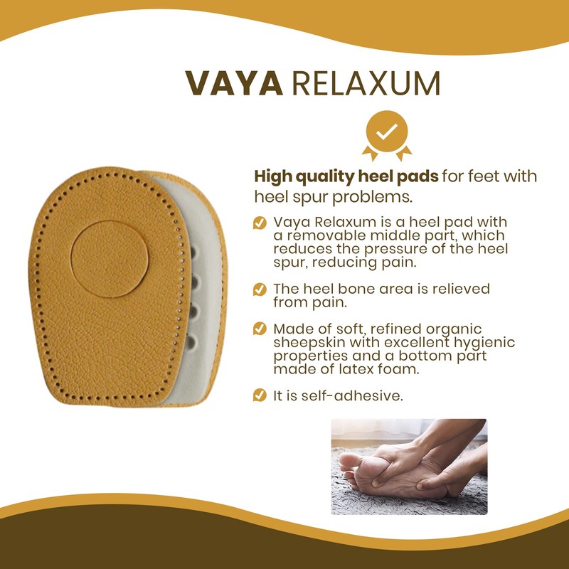 Vaya Relaxum Orthopaedic Heel Pads Heel Spur Inserts Heel Cushion