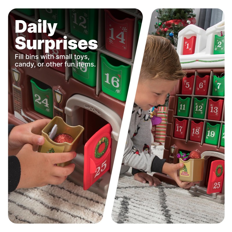 Step2 My First Advent Calendar, Kids Interactive Christmas Toy, Includes