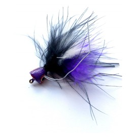 Kat Fly Cat Wand Refill Teaser Toy - Interactive Cat Wand Toy Attachments for Indoor Cat and Kitten - Cat Toy with Real Feather Best Cat Toys for Bored Cats, Cat Teaser Toy - Bug (Purple)