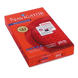 Navigator Premium Copy/Laser/Inkjet Paper, 97 Brightness, 20 lb, Legal Size (8.5 x 14), White, 5000 Sheets (NMP1420)