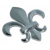 Louisiana Fleur-de-Lis Chrome Car Emblem