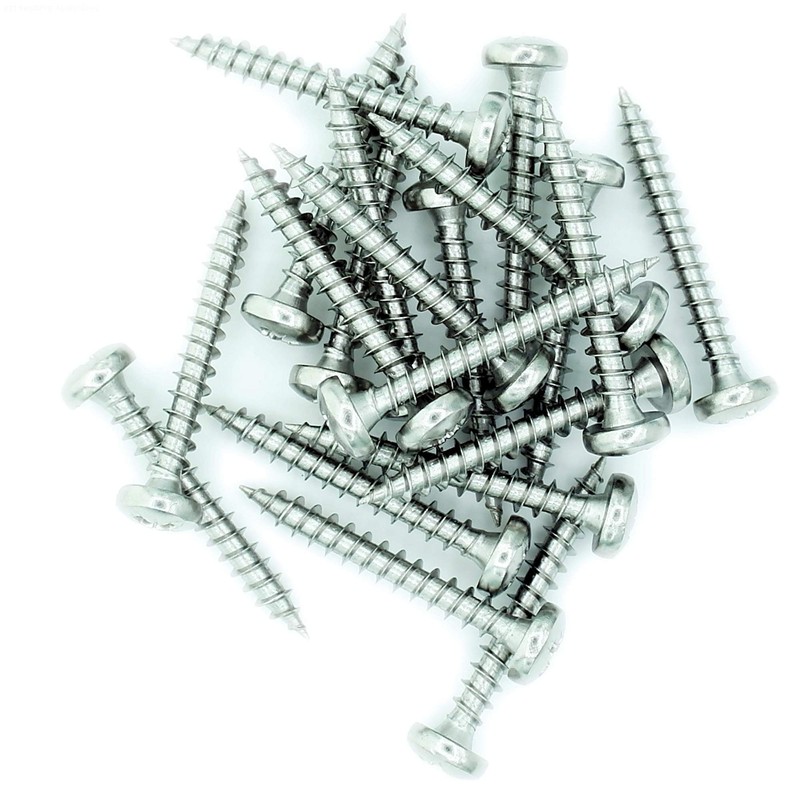 No.10 x 1 (5mm x 25mm) Pozi Pan Chipboard Screw
