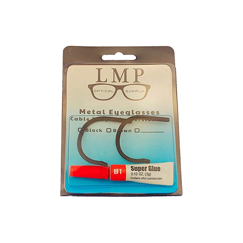 LMP Optical® Cable Temple Retrofit Kit Includes Glue Fine Sandpaper