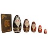 Krampus christmas russian dolls traditional large handmade wooden christmas babushka