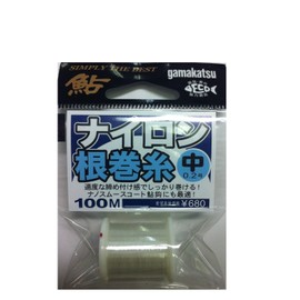 Gamakatsu Nylon Line Root Winding Thread Ayunaka 100m No. 0.2 Natural