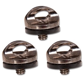 Danger Buddies - Anillo adaptador de trípode para cámara, instalación y liberación rápida, soporte de correa de cuello y muñeca de 1/4"-20 para eslingas de cámara y seguridad de cordones de cámara, paquete de tres