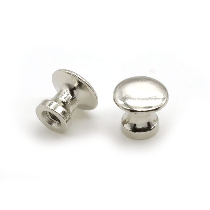 Asamuyu 50 Pieces Head Knobs with Screws,Vintage Cabinet Drawer Mini