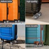 Luggage Wheel Protector Covers, 8 Pcs Off Road Suitcase Wheel