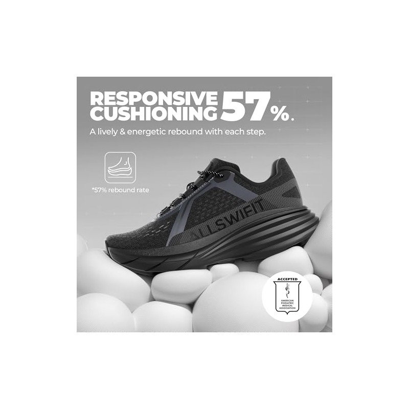 ALLSWIFIT - Zapatos de moda cómodos con cordones