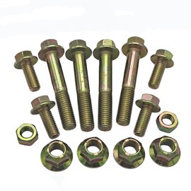 Lyhiku Shock Bolts Kit steel Class 10.9 Fits Jp Wrang-ler JK and JKU 2007 to 2018 Shock Bolts