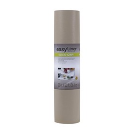Duck Non-Adhesive Shelf Liner Solid Grip EasyLiner, 20-inch x 22 Feet, Taupe, 36 Sq Ft