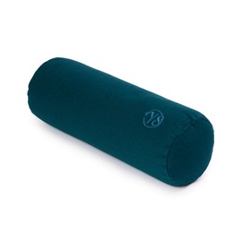 Yoga Studio Organic Lightweight Kapok Mini Bolster Perfect for Yoga and Back Stretching 32x12cm (Teal)