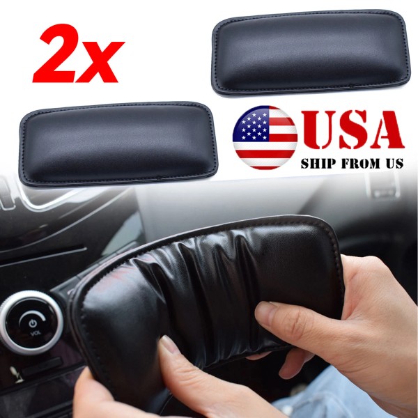 Unbranded Knee Pad Rest Leather Car Memory Foam Console Door