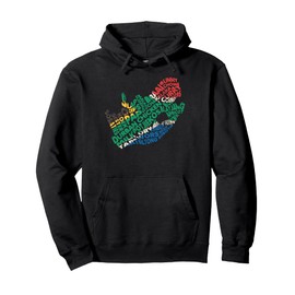 South Africa Flag Food Maps Africans Pullover Hoodie