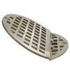 Hinged Floor Drain Grate, 6" Round