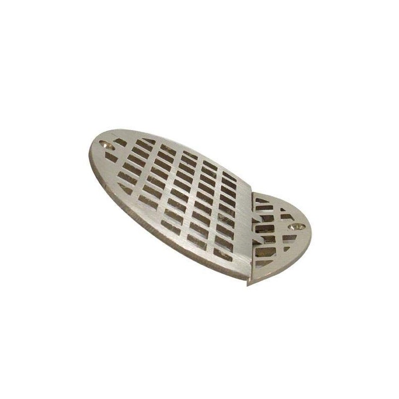 Hinged Floor Drain Grate, 6" Round