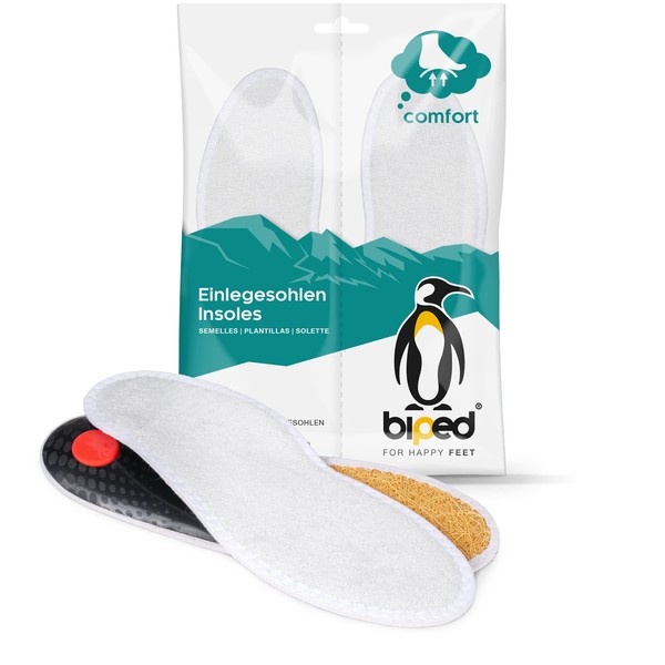 biped Premium Summer Footbed, Anatomically Shaped Barefoot Inlay with Soft