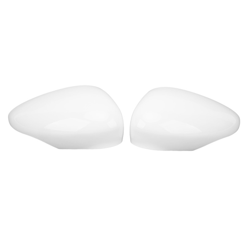 1pair Rearview Mirror Cap 1594546 White Wing Mirror Cover Cap