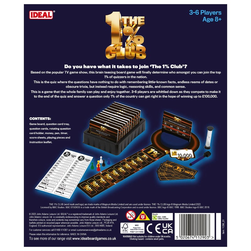 IDEAL | The 1% Club: The Board Game | Family