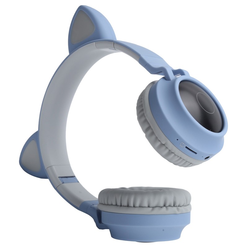 Cat Ear Headphone 3D LED Light Wireless Bluetooth 5.0 Foldable