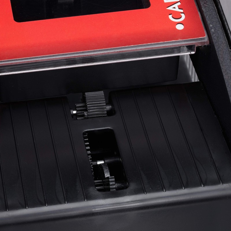 Relaxdays Mescolatore Automatico di Carte da Gioco, 2 Mazzi, Similpelle,