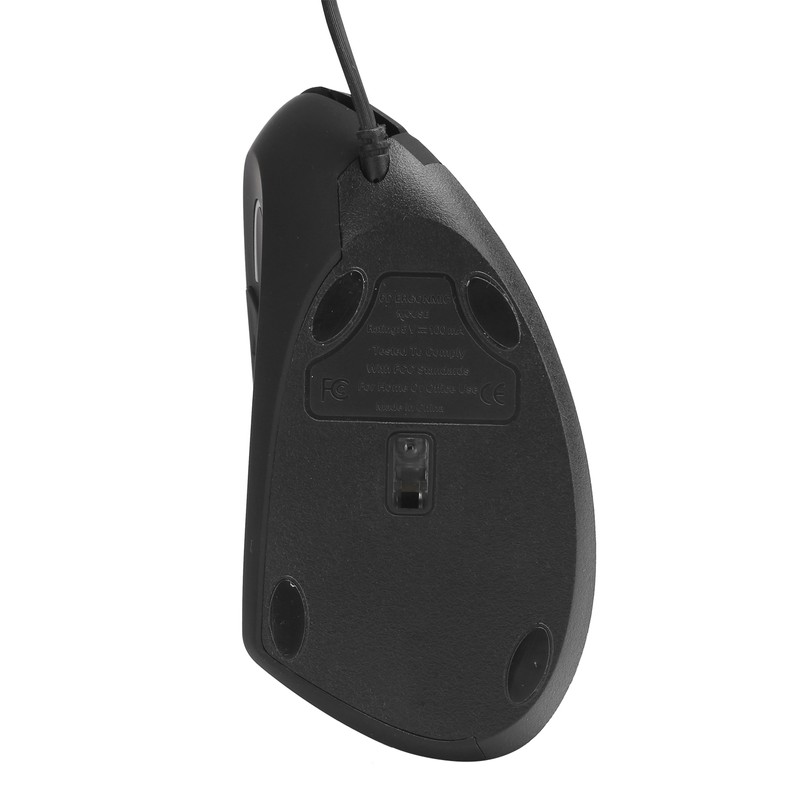 Wired Left Hand Mouse Vertical Ergonomic 800/1200/1600DPI USB Optical for