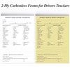 (10-Pack) Detailed Driver's Vehicle Inspection Report Book Format, 2-Ply Carbonless,